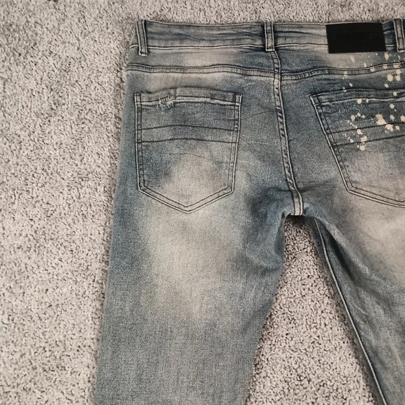 NEW WOT Tulones Currency Collection Men's Dust Wash Denim Jeans Size 34 NWOT - Picture 9 of 16